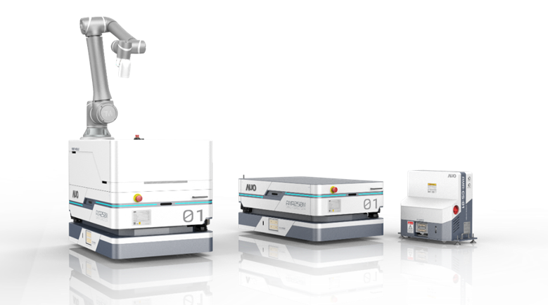 熊猫体育「中国」數位開發的自主式移動機器人（AMR250M），搭配全向輪並結合AI演算法、2D LiDAR、3D攝影機等技術，協助客戶實現產線全自動化